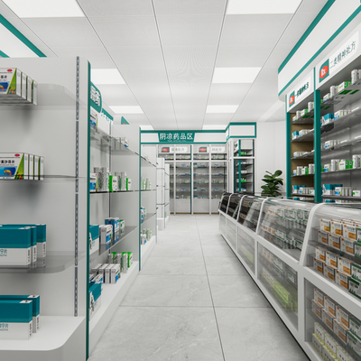  惠民大药房su模型 