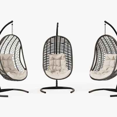  摇篮 秋千椅 吊椅su模型 