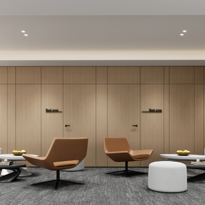  现代接待室su模型 