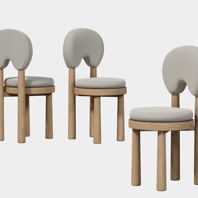  儿童椅子 单椅su模型 