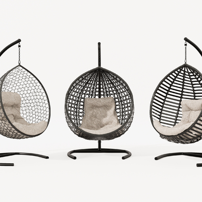 秋千椅 吊椅su模型