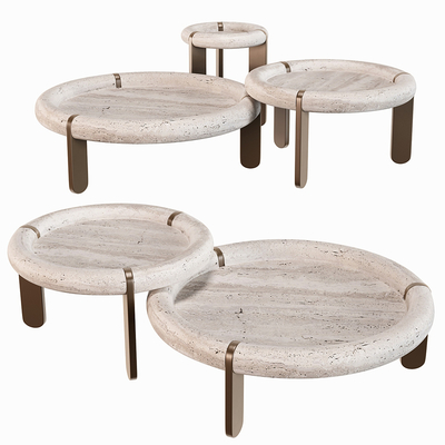  Poliform 子母茶几su模型 