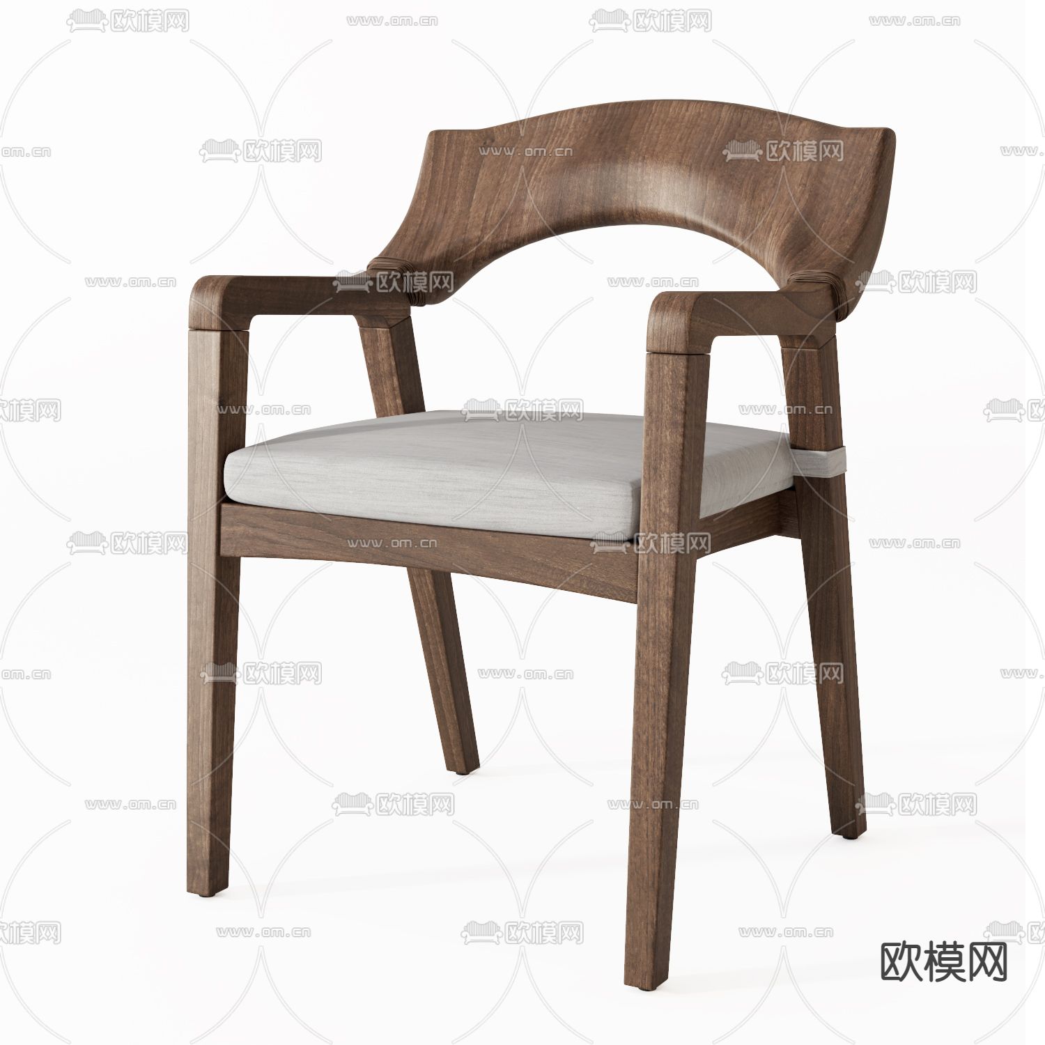 现代椅子 餐椅3d模型下载