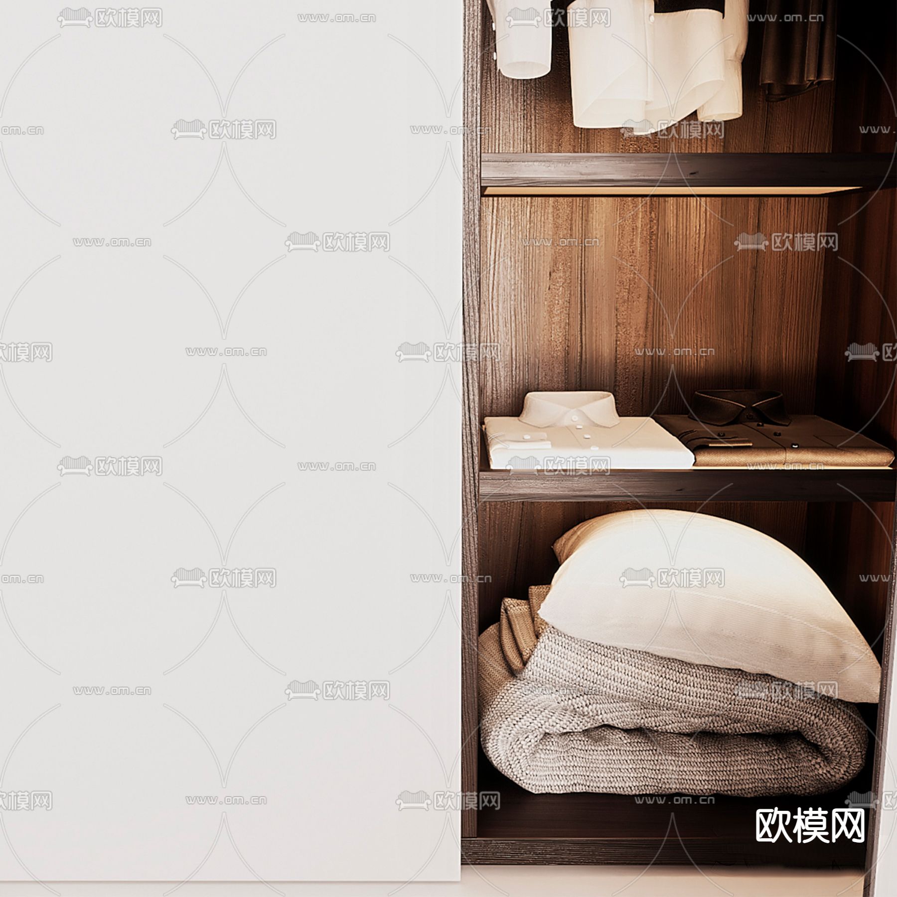 衣柜3d模型下载（渲染图5）