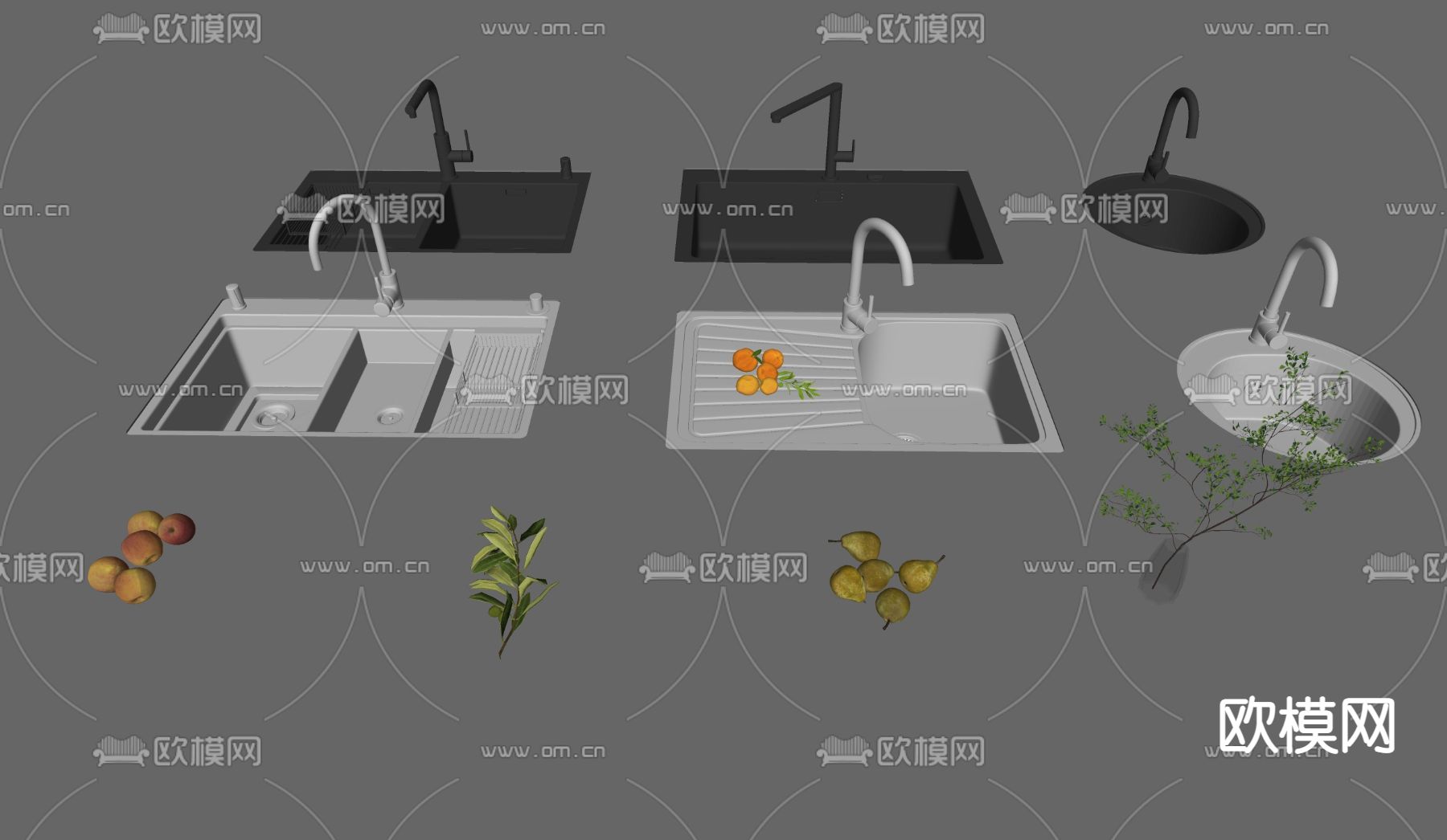 现代水槽su模型下载（渲染图2）