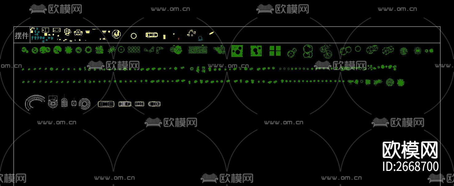家装cad图库下载（渲染图3）