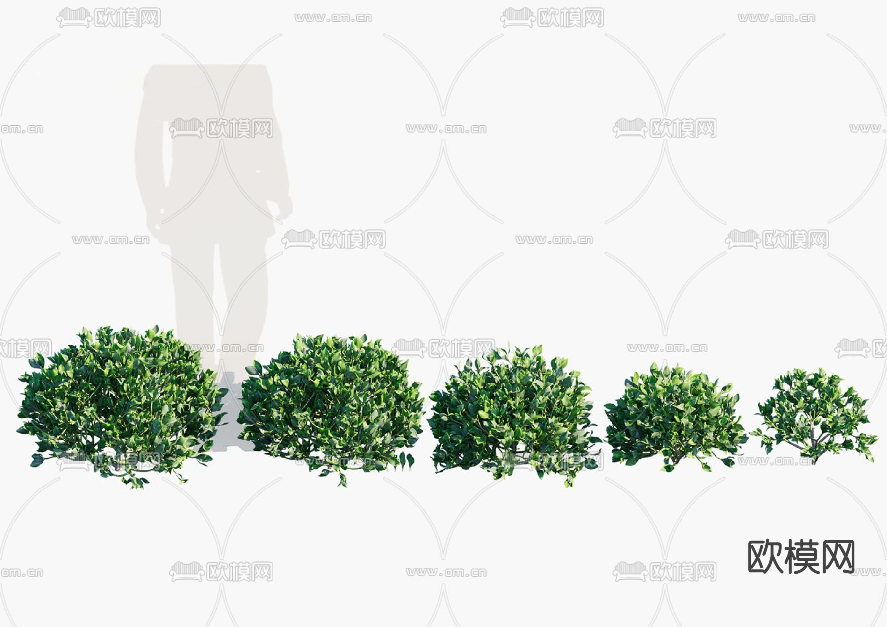 绿植 灌木丛3d模型下载_ID14112512_3dmax免费模型-欧模网