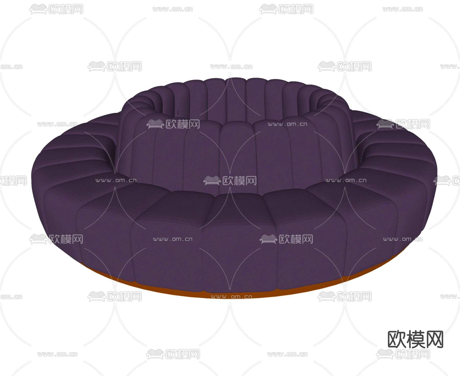 公共沙发 办公沙发su模型下载（渲染图3）