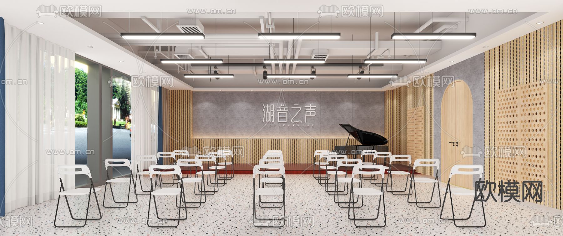 音乐厅 剧院3d模型下载