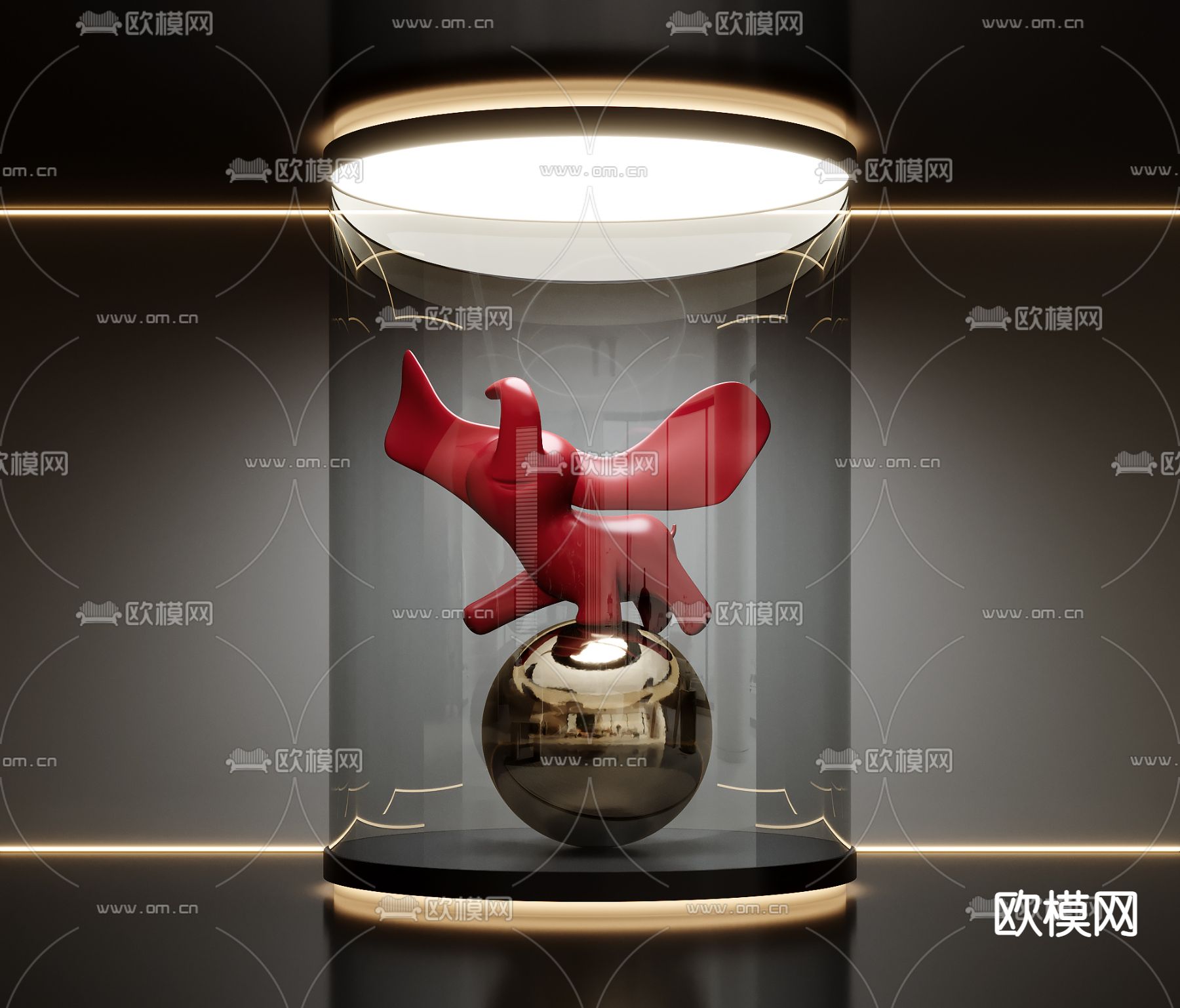 艺术雕塑 大堂雕塑3d模型下载