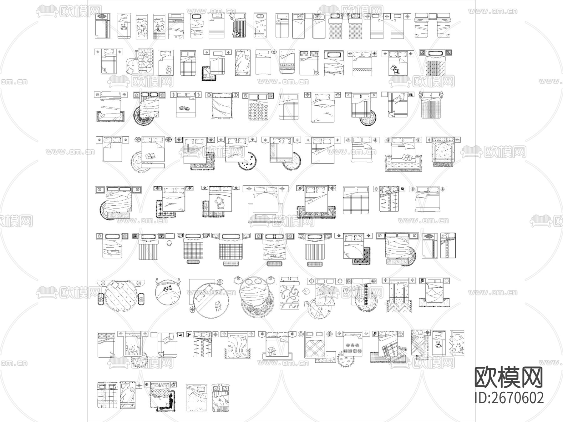 家装工装综合图库cad施工图下载（渲染图3）