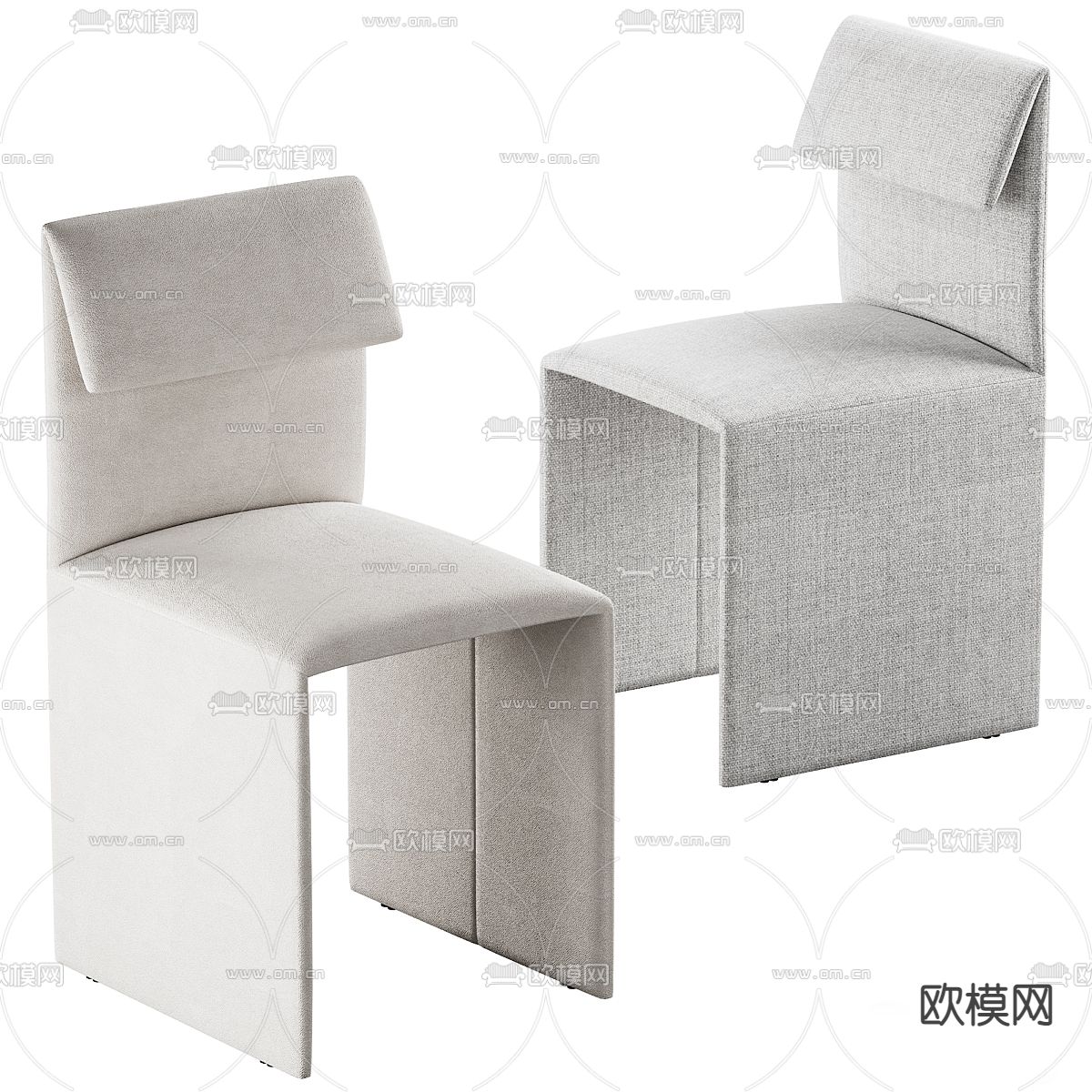 MISSANA 椅子 休闲椅3d模型下载（渲染图2）