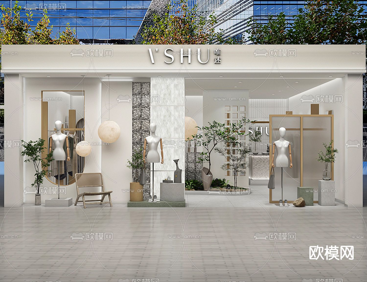 YINO-新作 女装店面设计|空间|家装设计|壹诺装饰设计 - 原创作品 - 站酷 (ZCOOL)