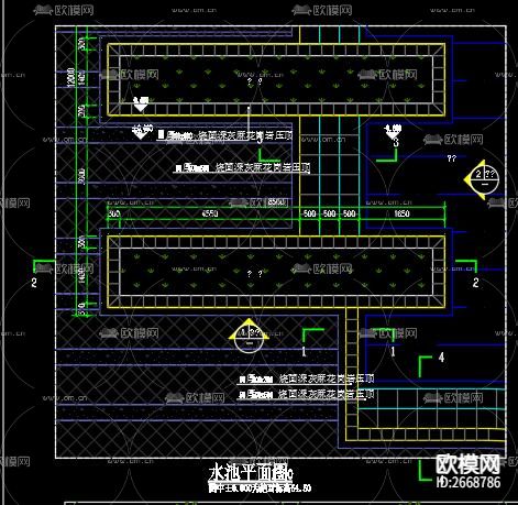 花坛节点大样cad施工图下载（渲染图7）