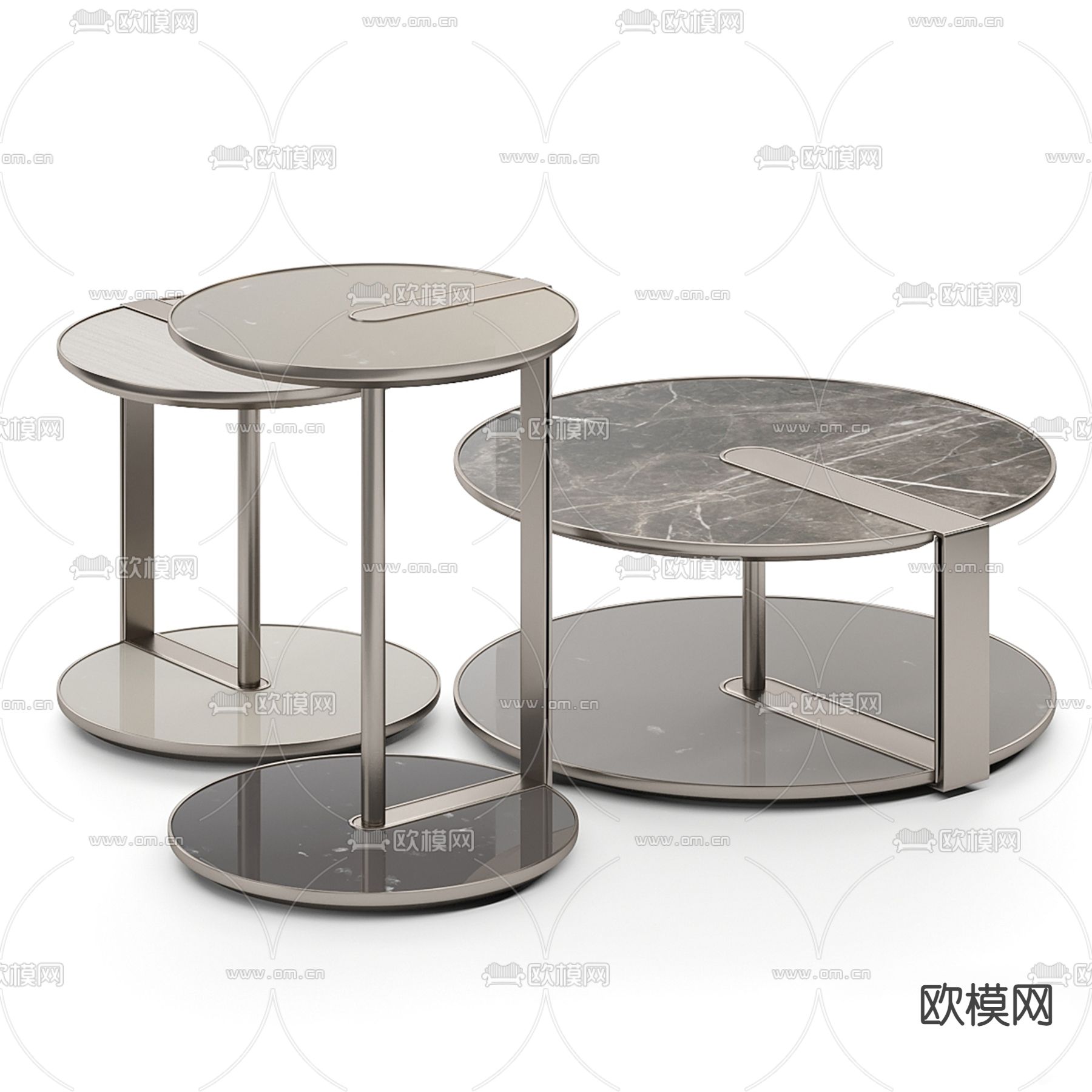 FENDI 茶几3d模型下载（渲染图4）