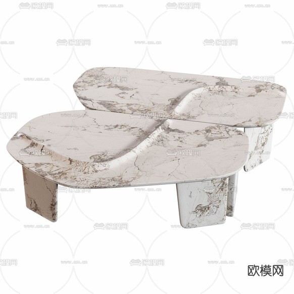 异形茶几3d模型下载(渲染图2)