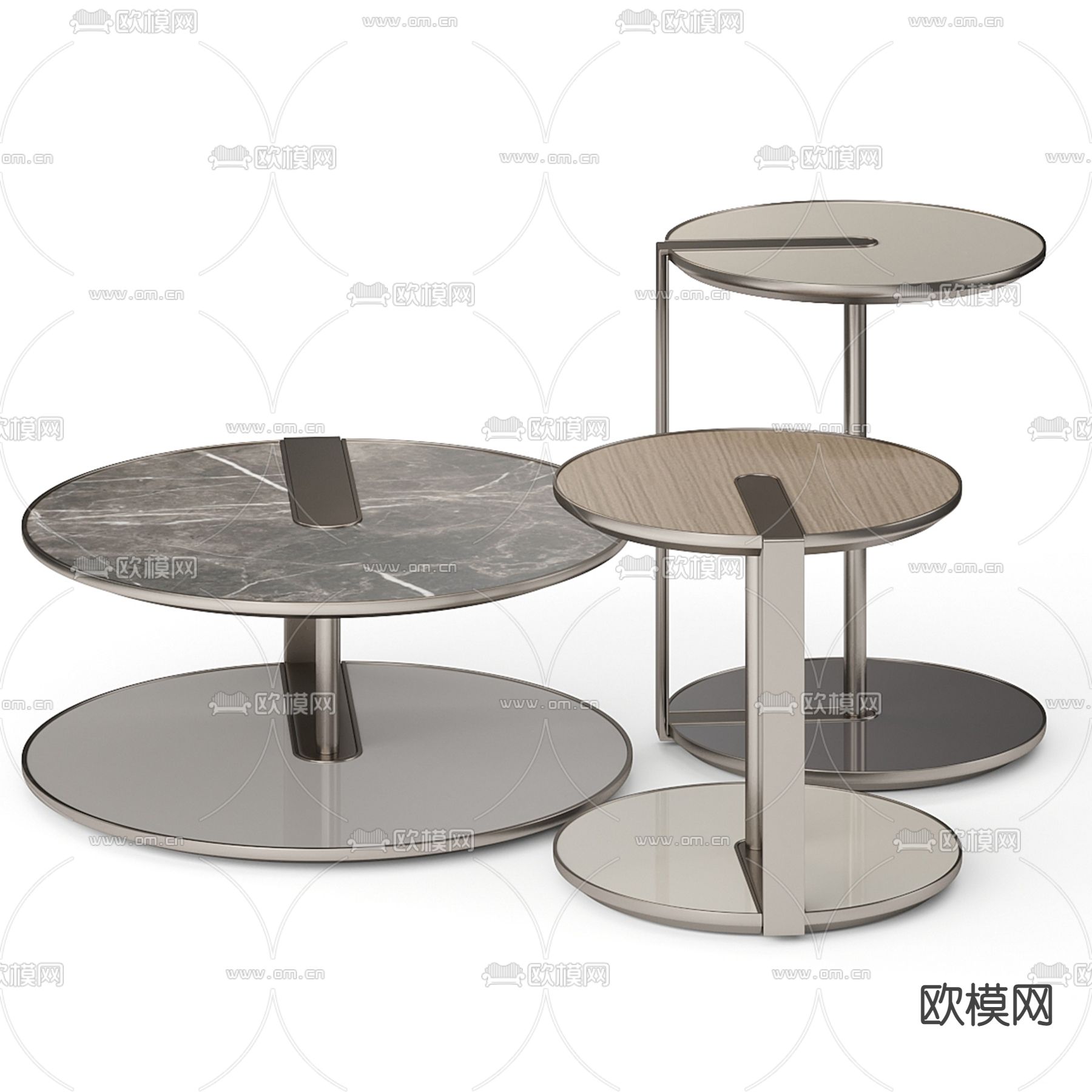 FENDI 茶几3d模型下载（渲染图3）