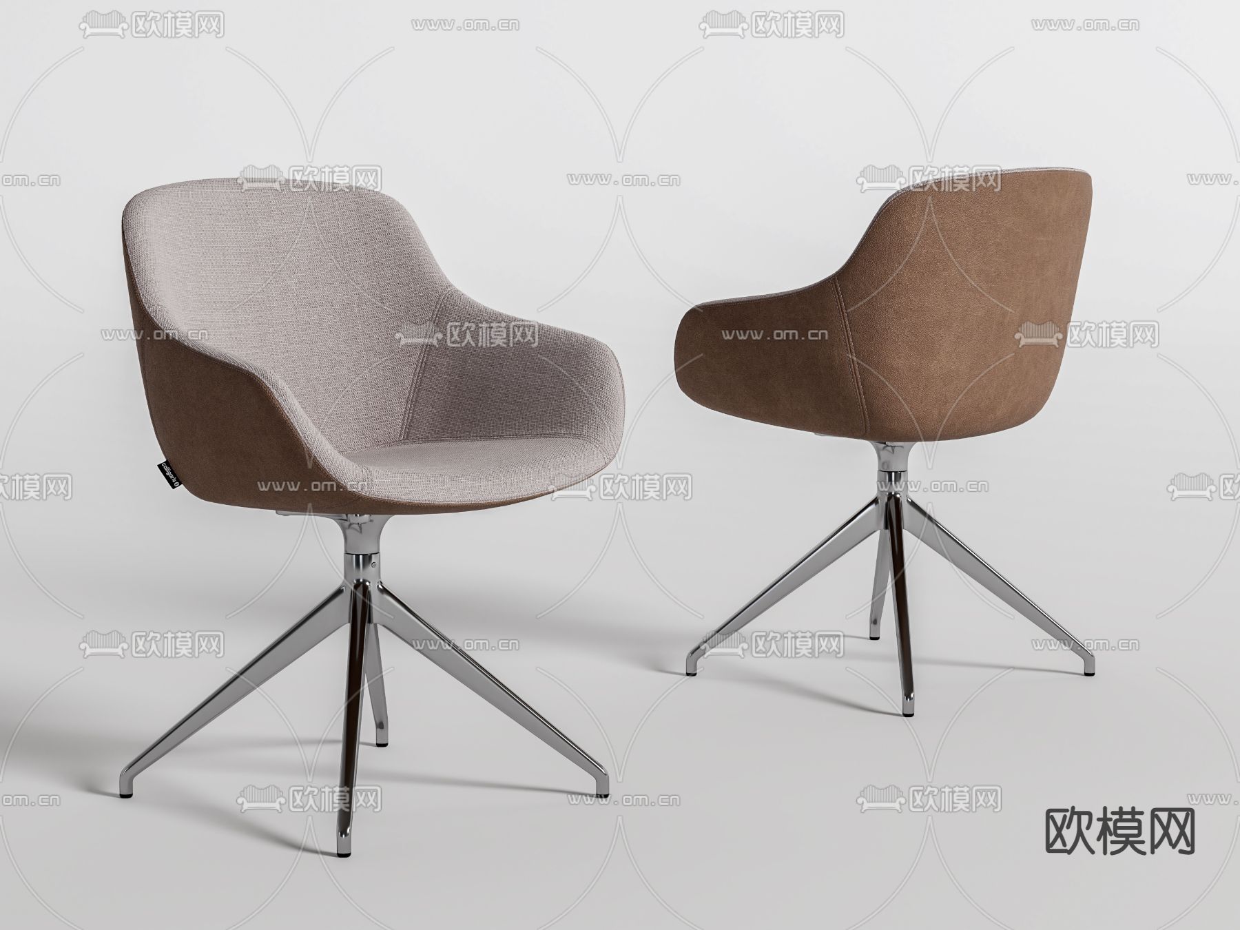 办公椅 休闲椅子su模型下载（渲染图1）