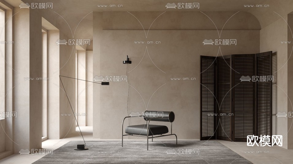 Cappellini 休闲椅3d模型下载