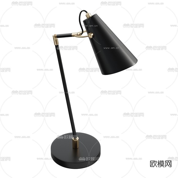 台灯 阅读灯3d模型下载(渲染图3)