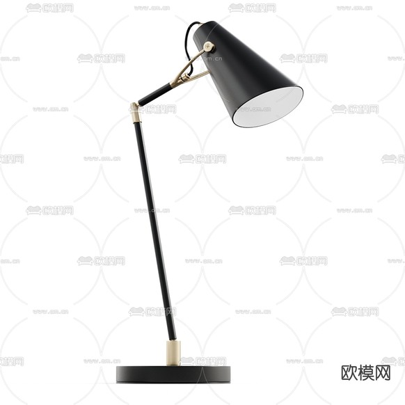 台灯 阅读灯3d模型下载(渲染图5)