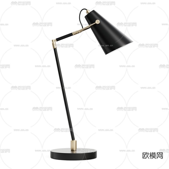 台灯 阅读灯3d模型下载(渲染图2)