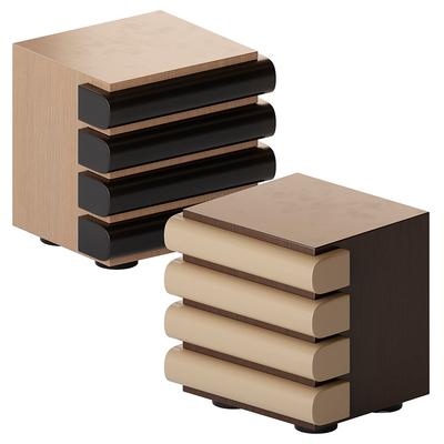  意大利 Poliform 床头柜su模型 