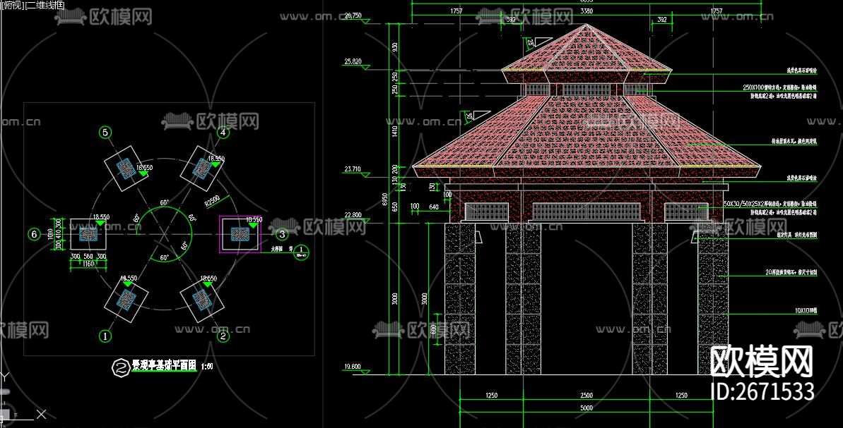 生态景亭节点大样下载（渲染图7）