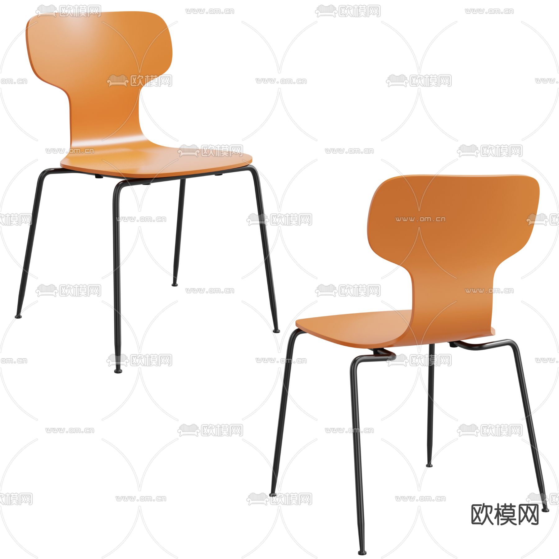 椅子 餐椅3d模型下载