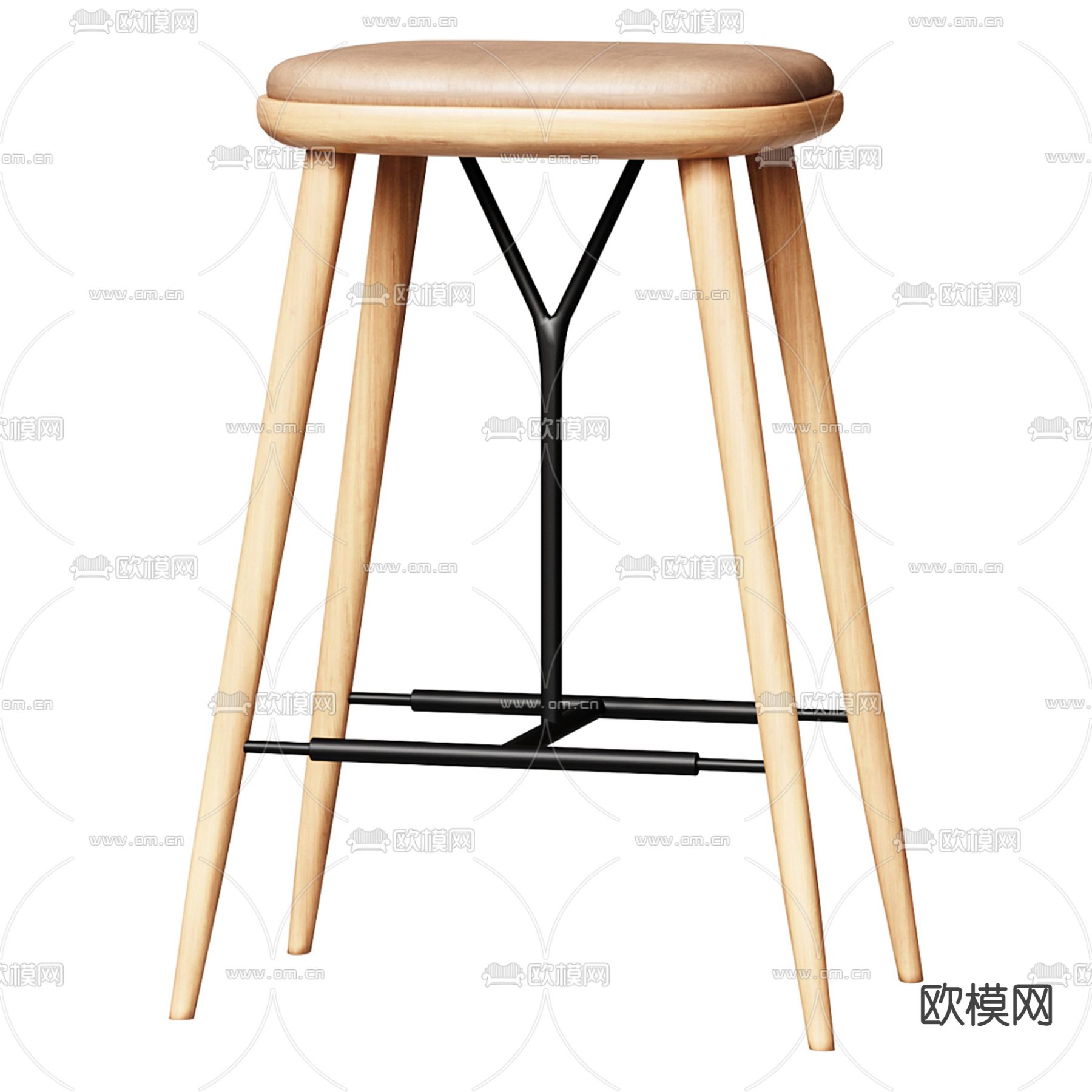 北欧吧椅 吧凳3d模型下载