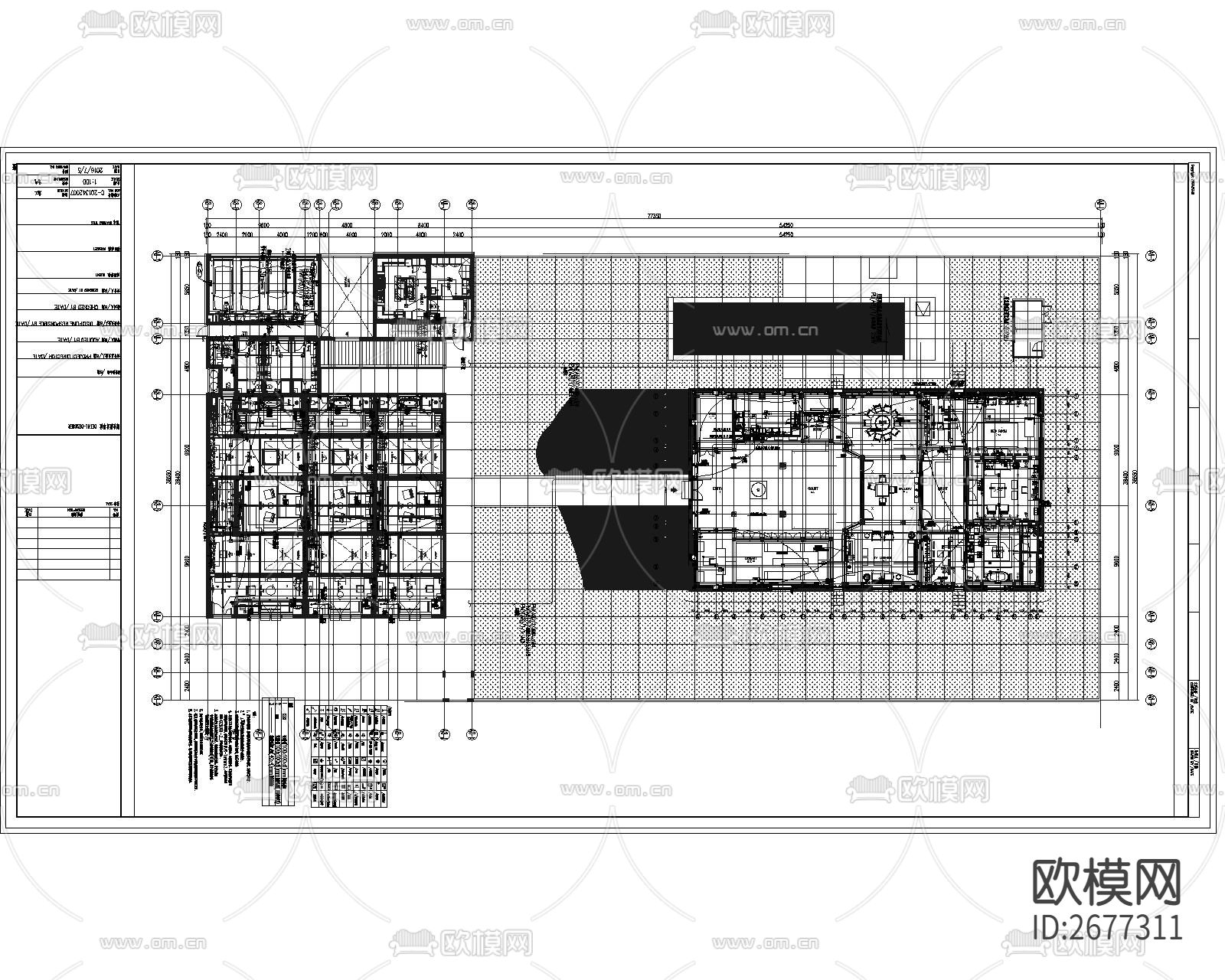 酒店配电箱cad系统图下载（渲染图1）