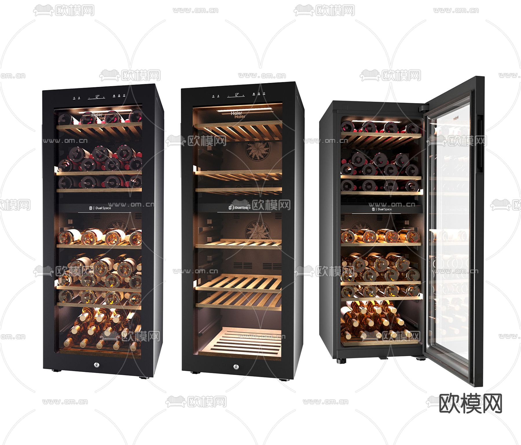 红酒柜 恒温柜su模型下载（渲染图1）