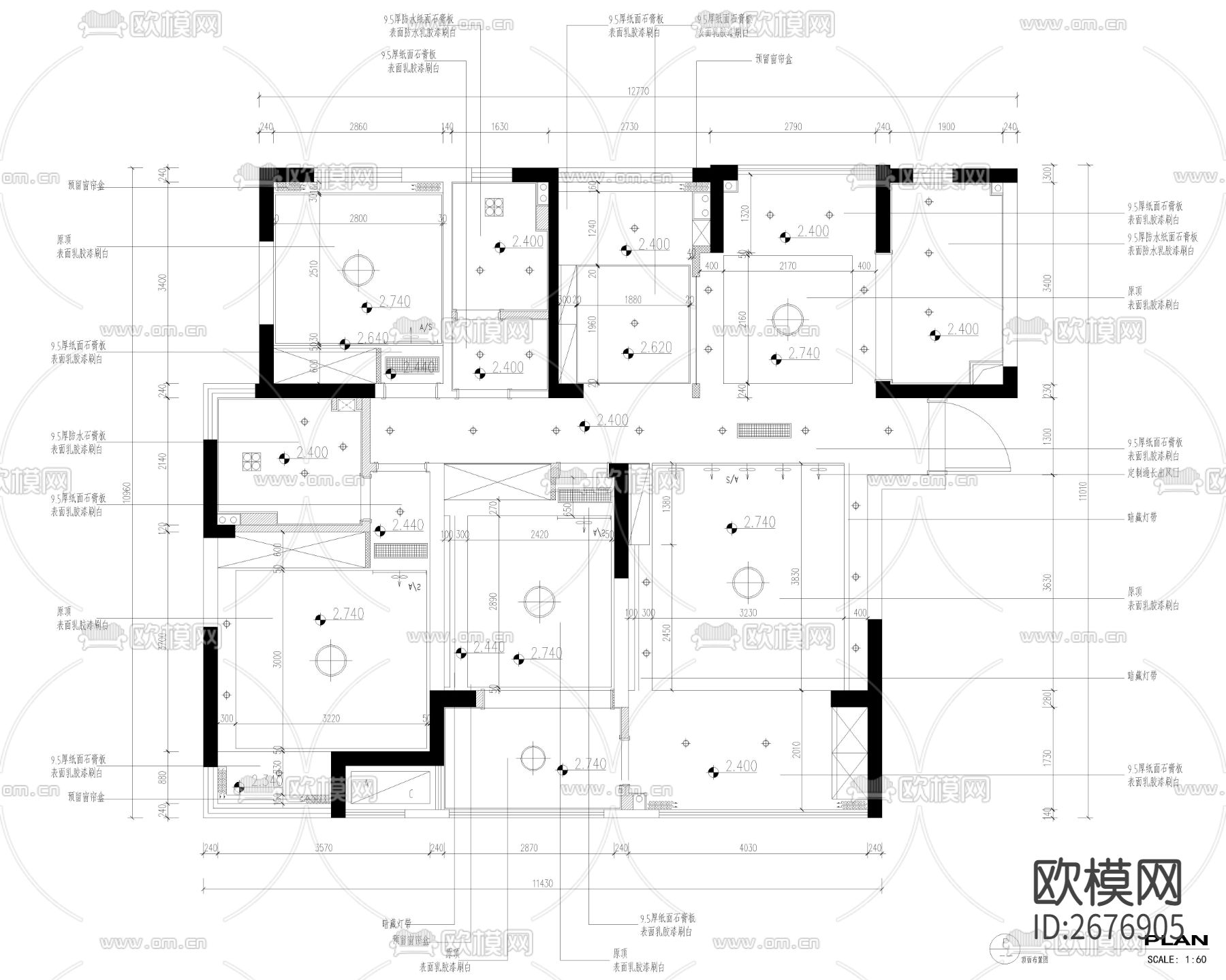 家装cad施工图下载（渲染图2）