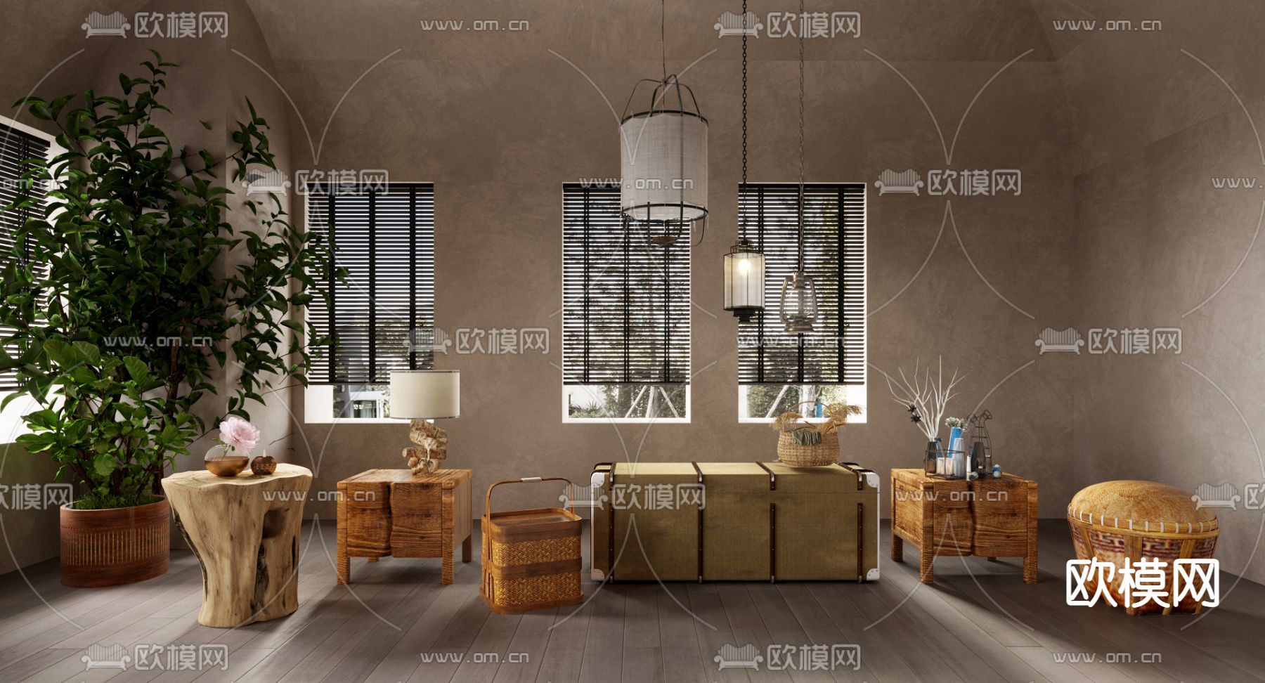 异形茶几3d模型下载