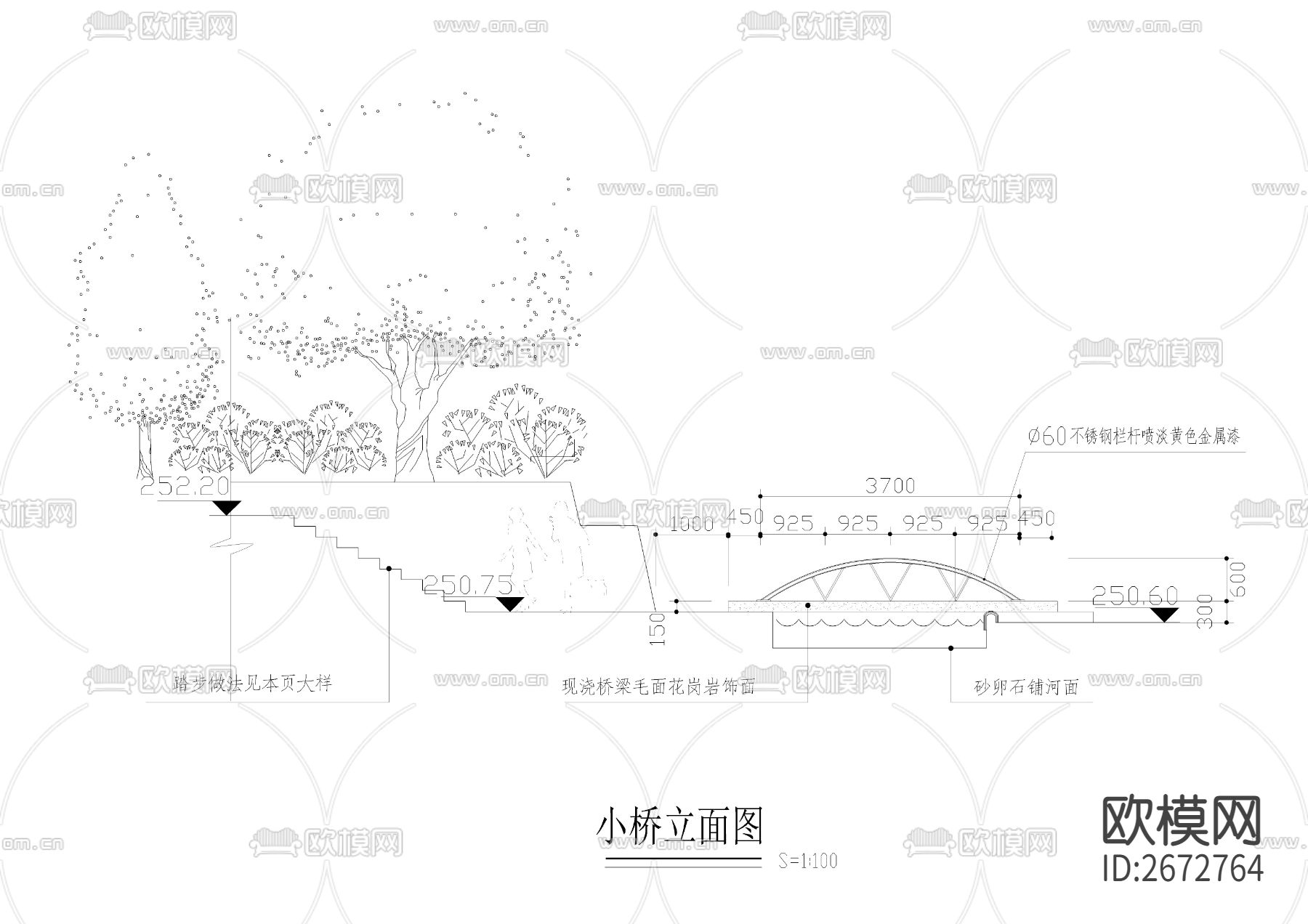 现浇平桥节点大样下载（渲染图2）