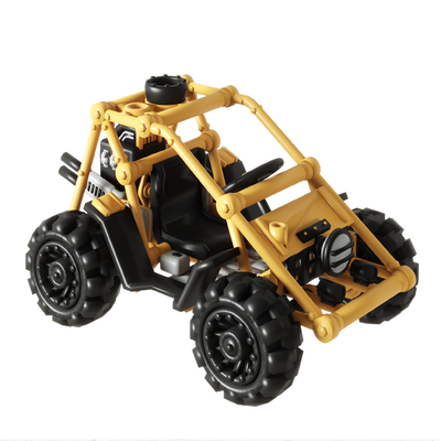  乐高 玩具车 山地车su模型 