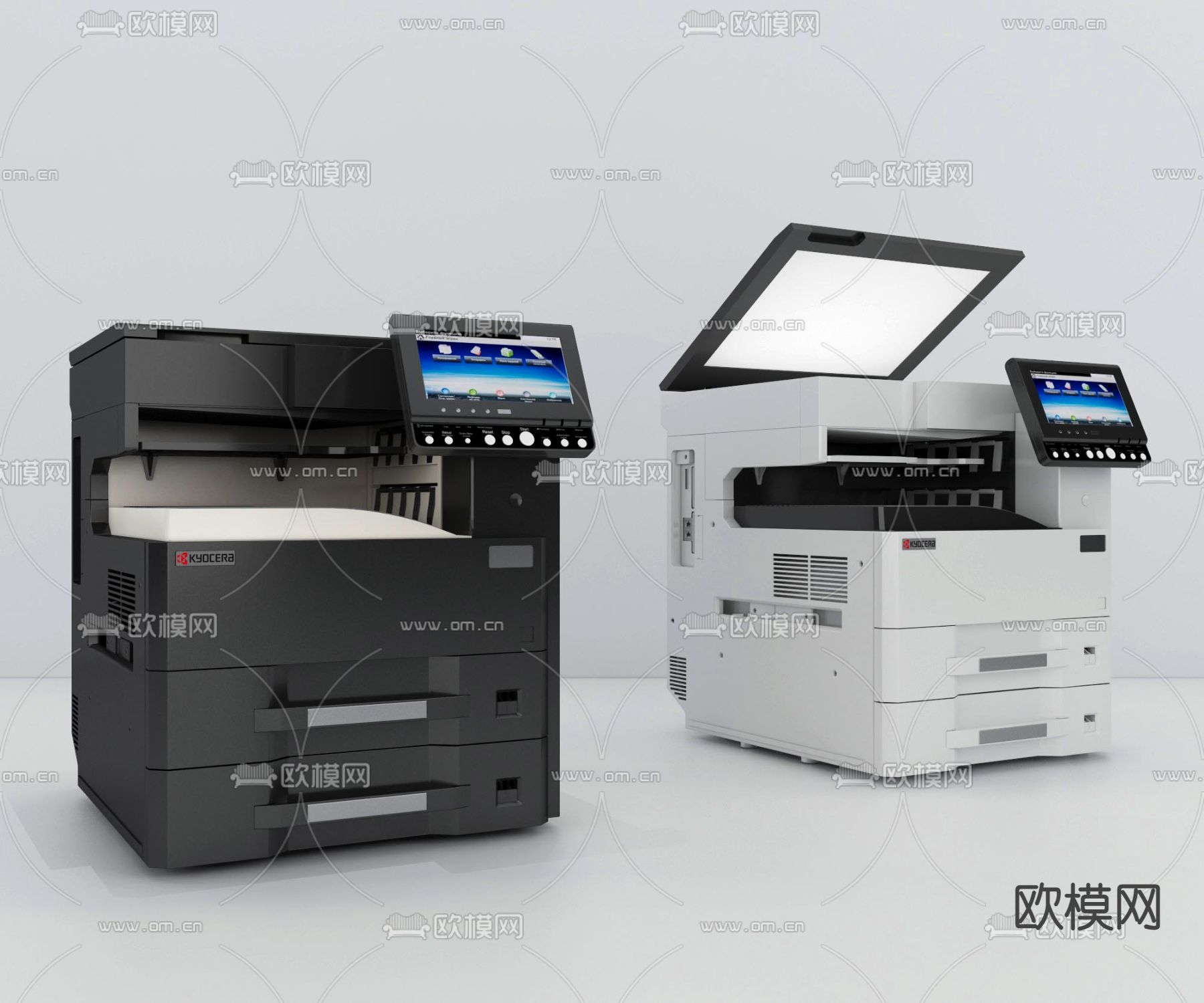 办公用品 打印机su模型下载（渲染图1）