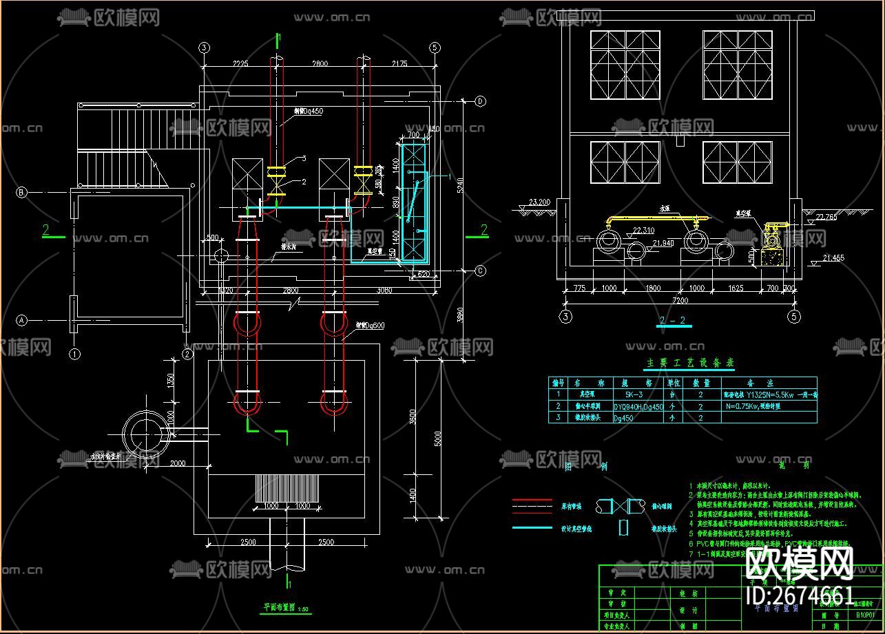 泵房设计节点大样下载（渲染图6）