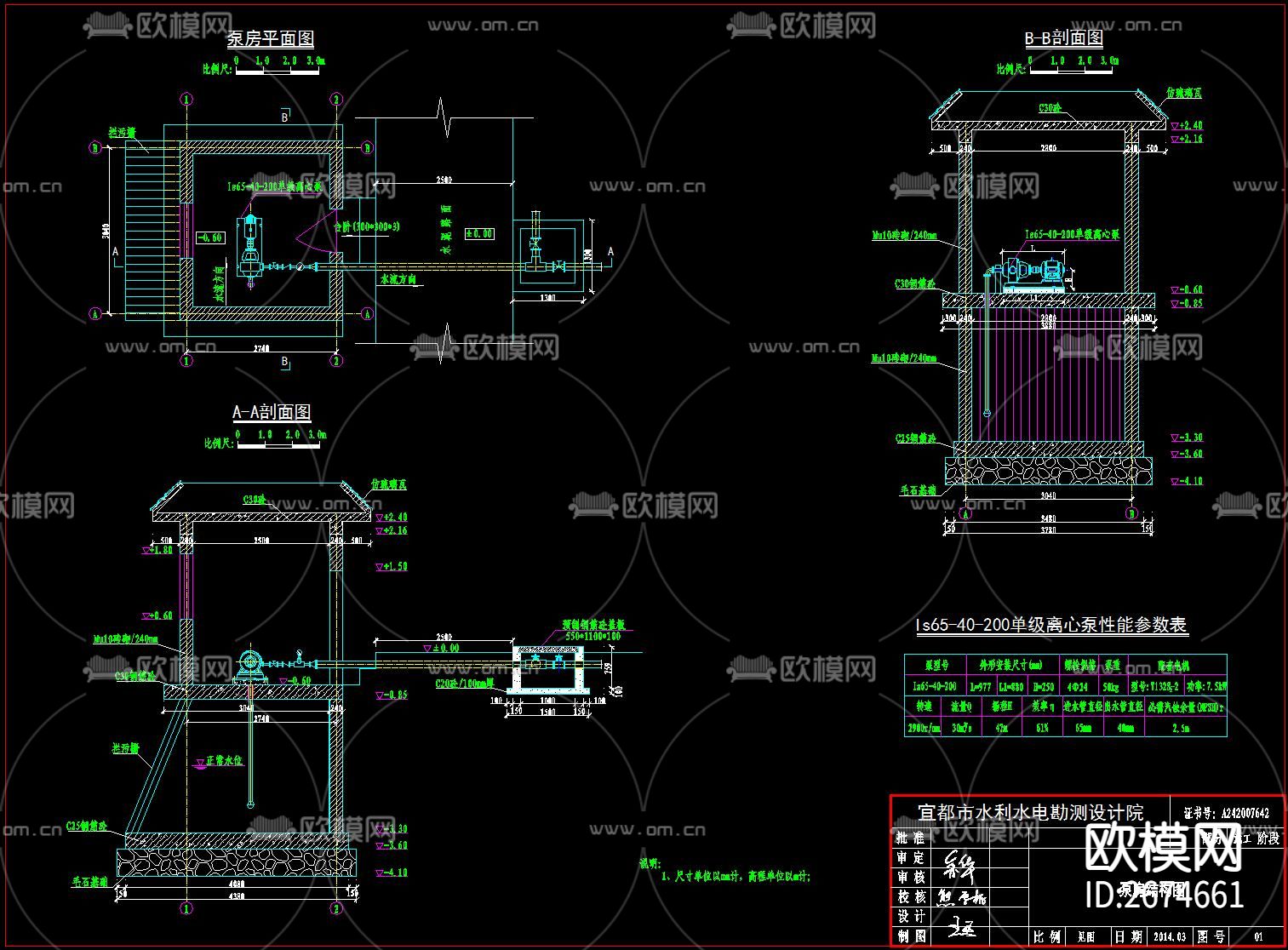 泵房设计节点大样下载（渲染图1）