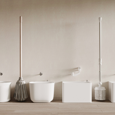  拖把 拖布槽 拖把池su模型 