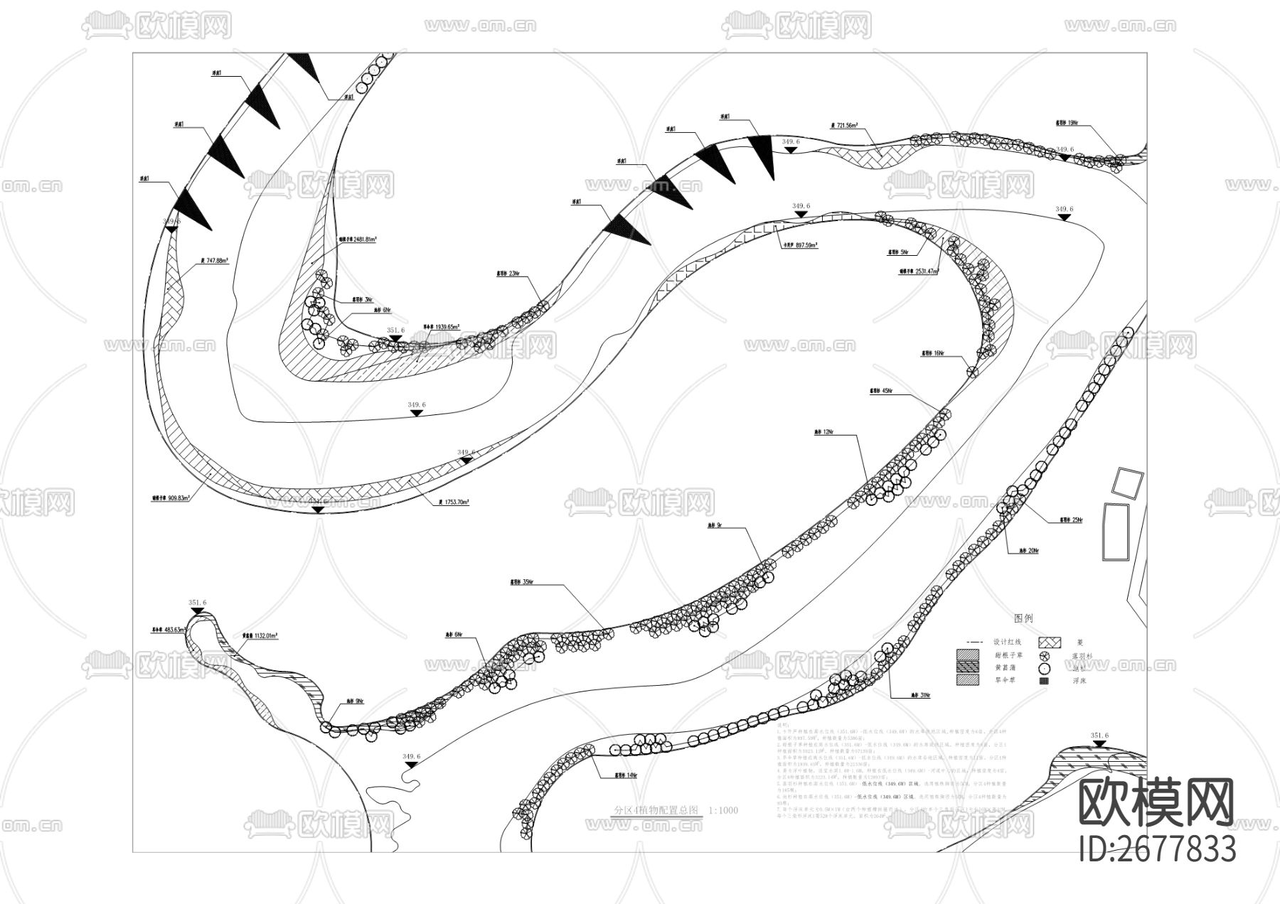 玉滩水库cad施工图下载（渲染图4）