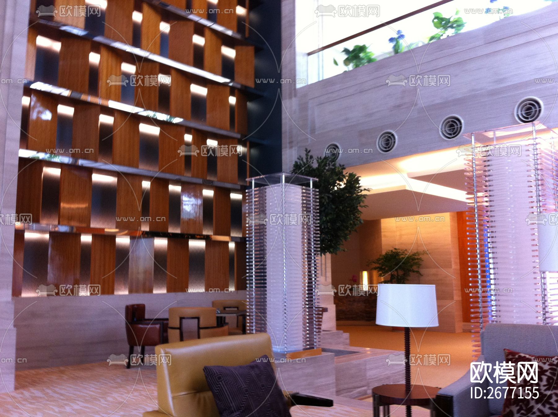 君悦酒店式公寓cad施工图下载（渲染图4）