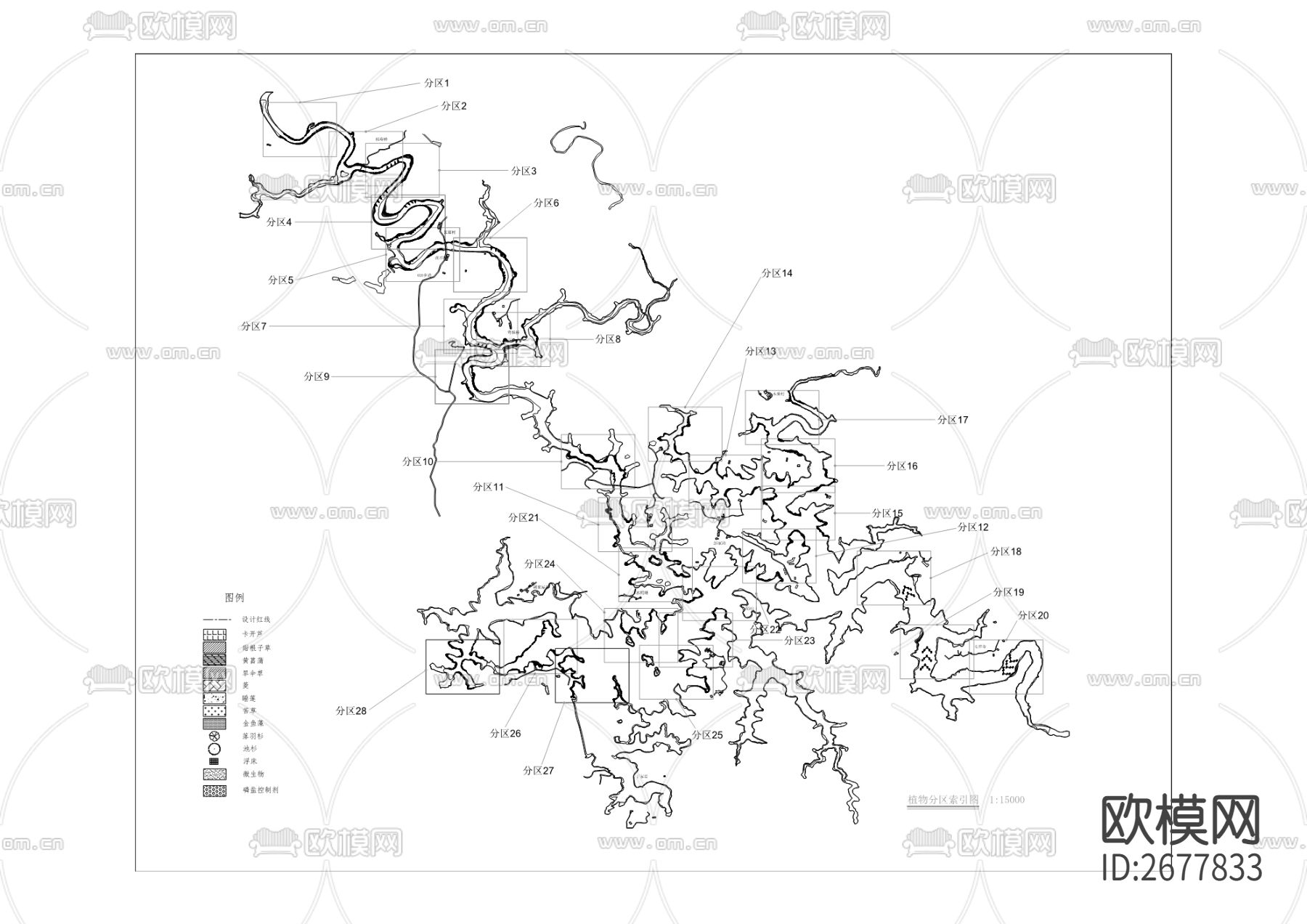 玉滩水库cad施工图下载（渲染图6）