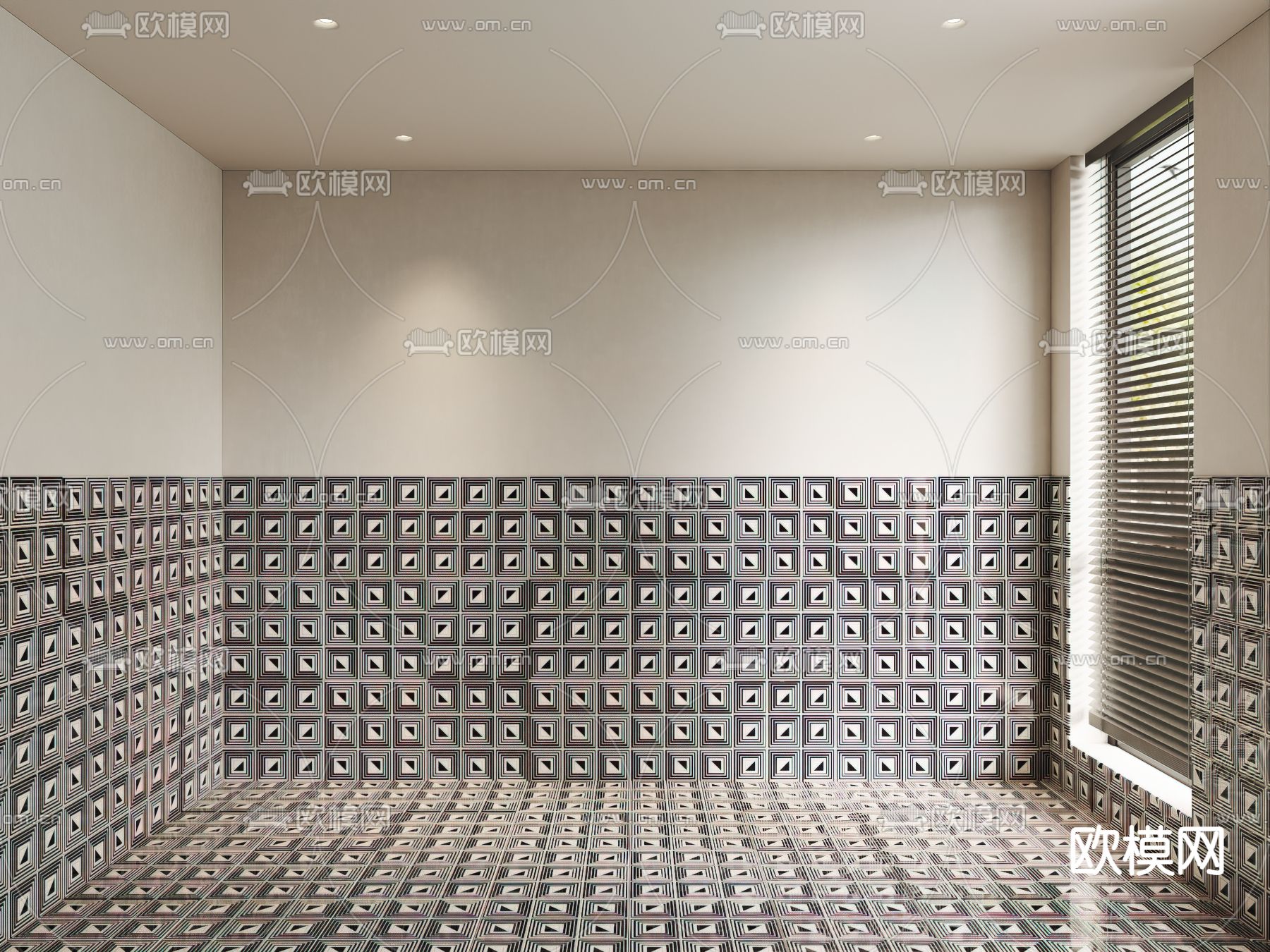 地砖 花砖3d模型下载