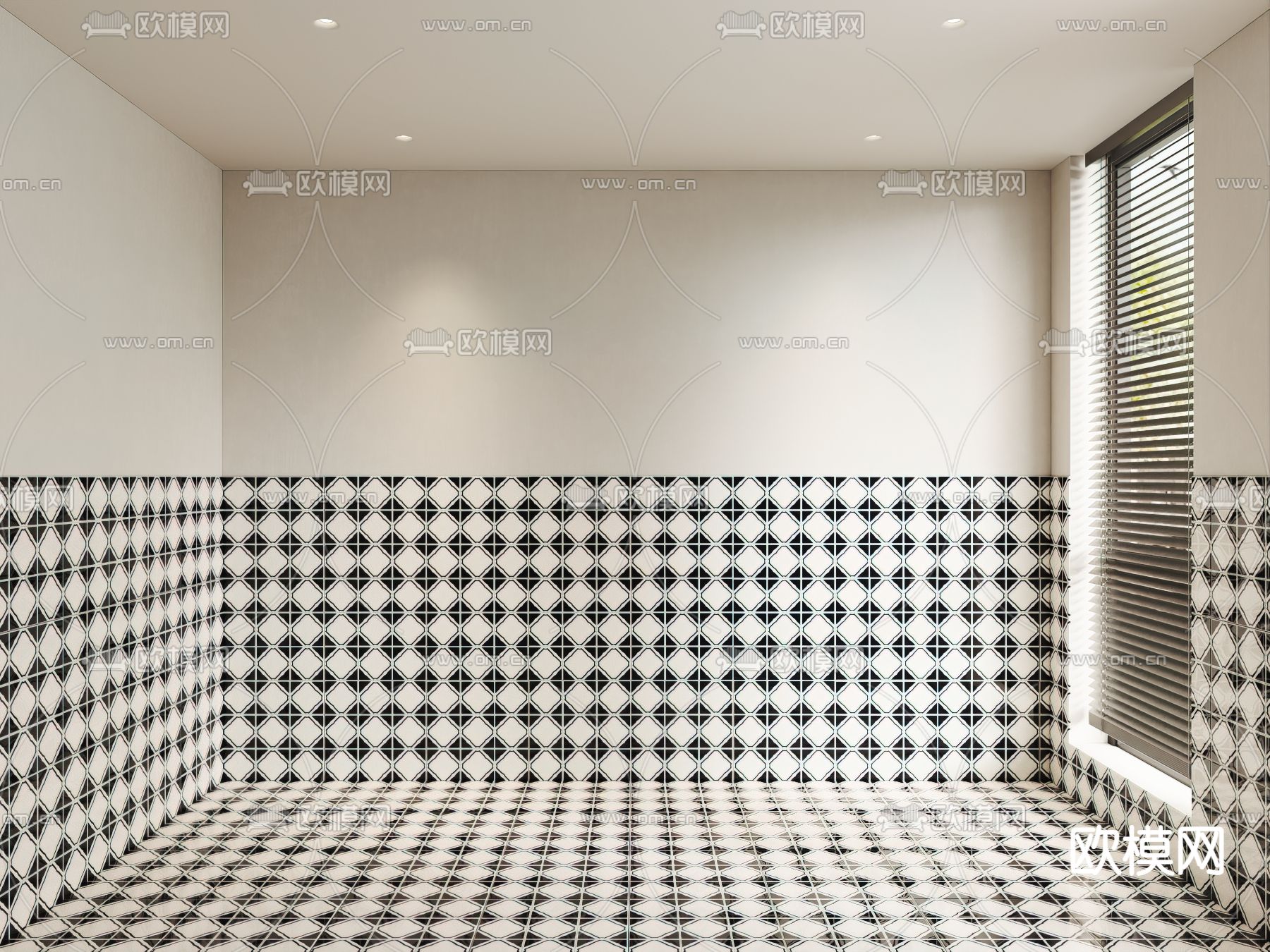 地砖 拼花瓷砖3d模型下载