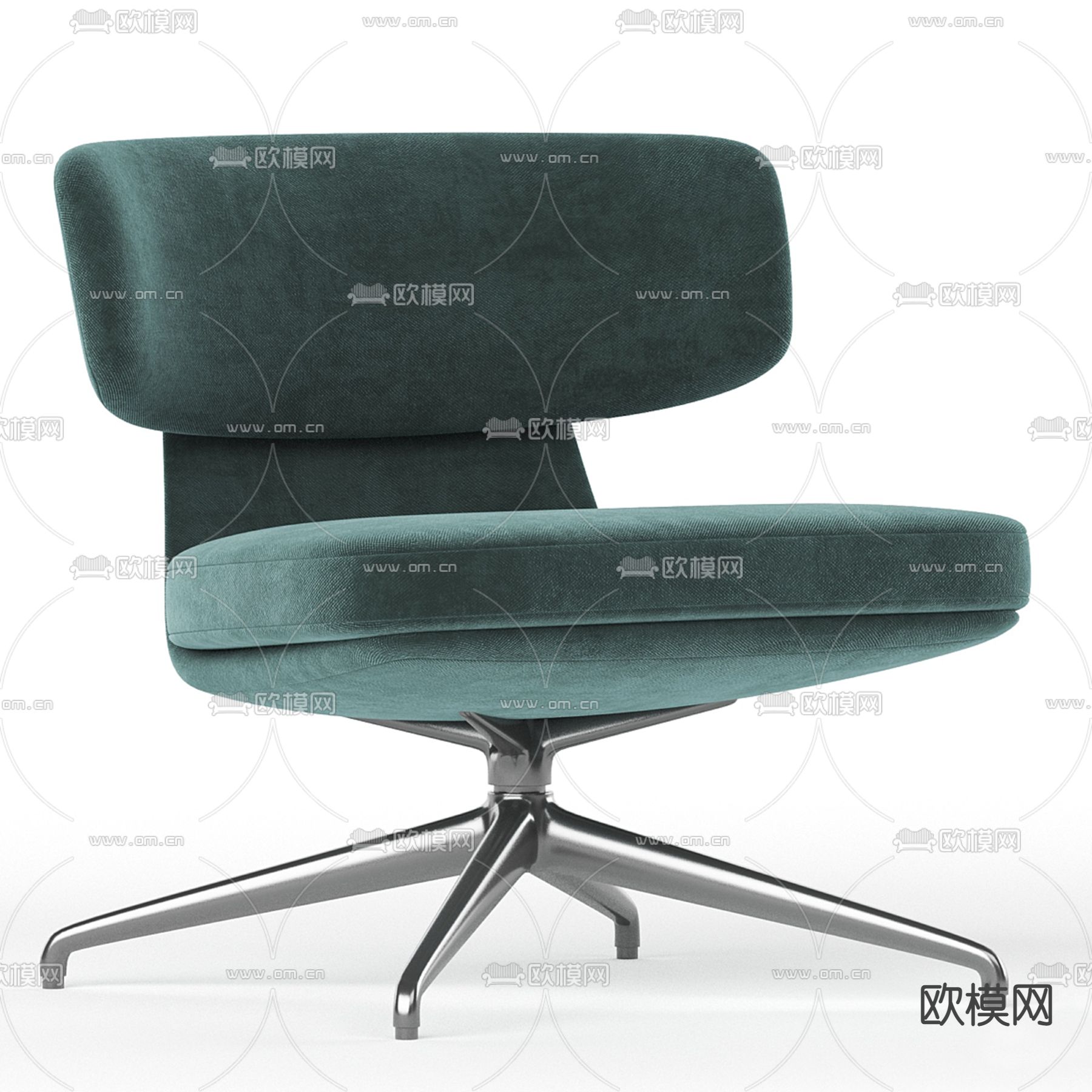 Natuzzi 现代休闲椅3d模型下载（渲染图2）