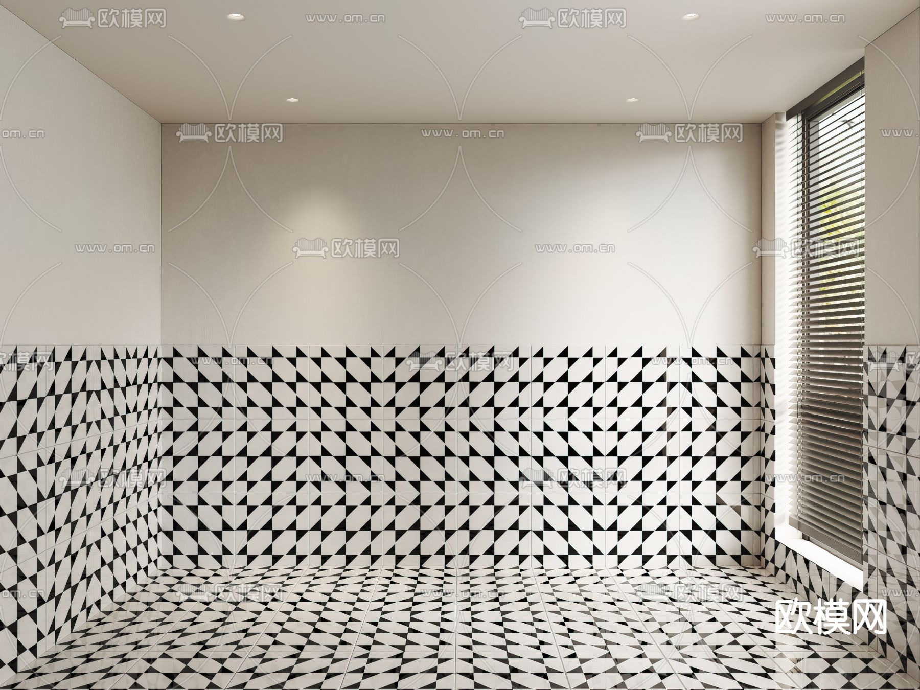 地砖 花砖3d模型下载