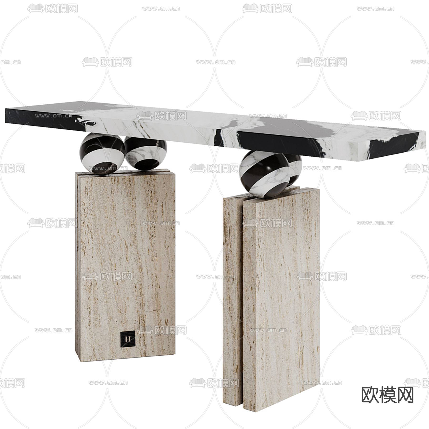 Console 玄关条案 端景台3d模型