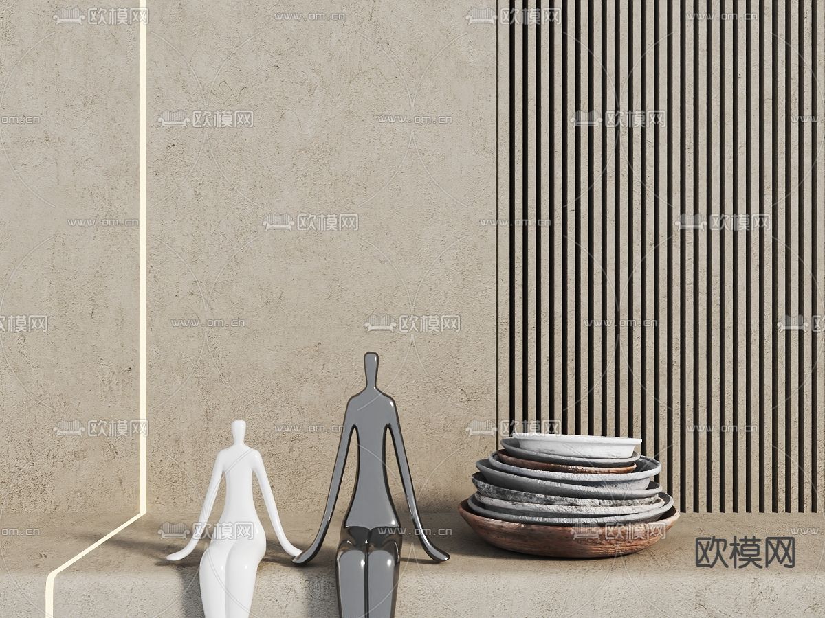 雕塑 桌面摆件免费3d模型下载