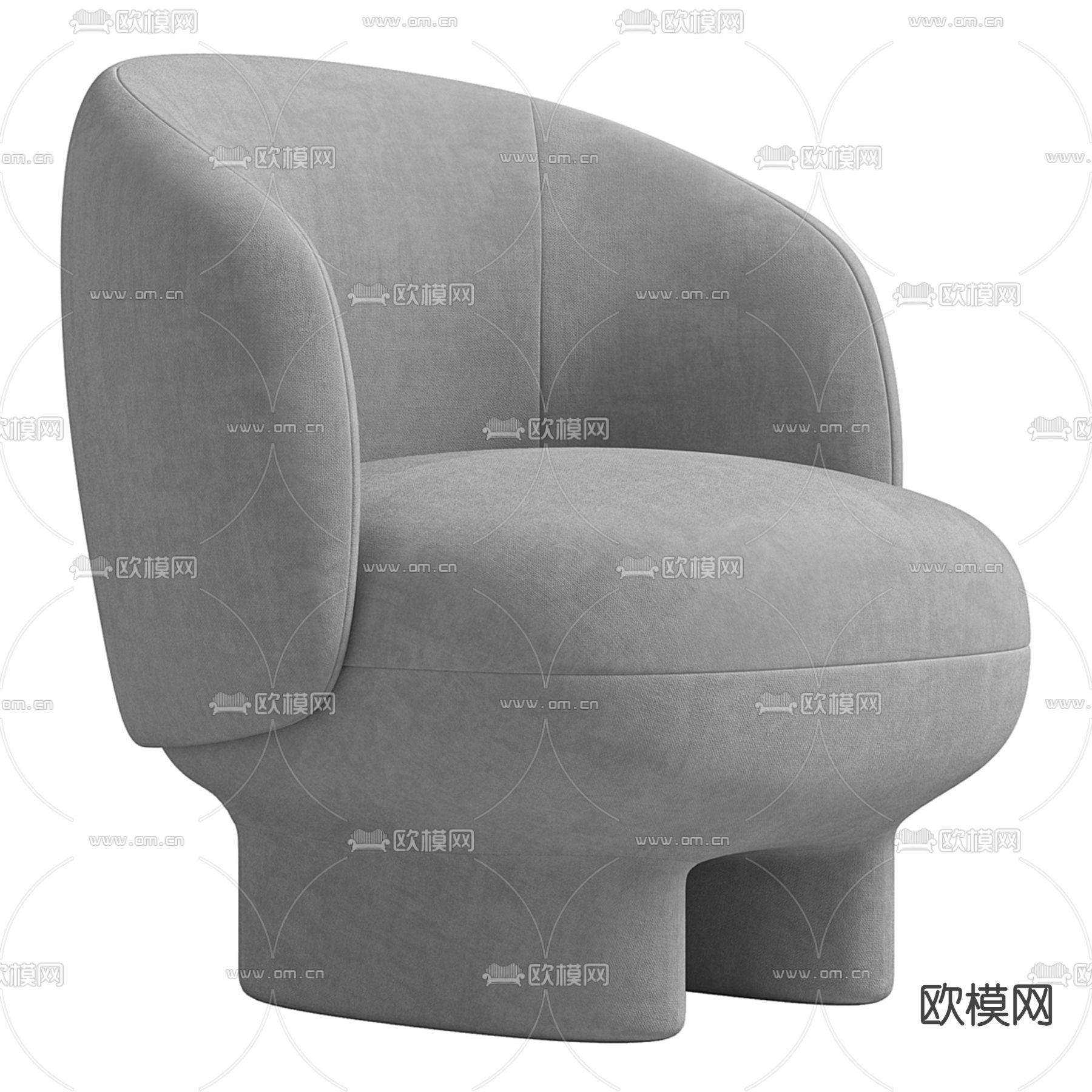 Moroso 单人沙发3d模型下载（渲染图2）
